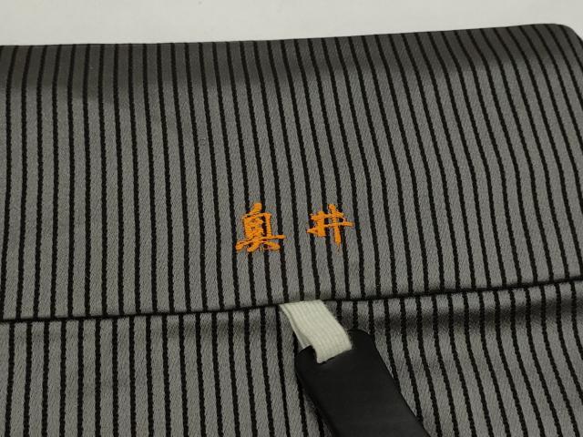 平和屋着物*夏物 男性 馬乗り袴 縦絽 縞 正絹 逸品 AABJ8830st