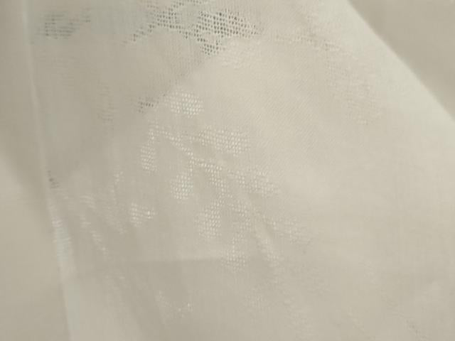 平和屋着物*夏物 本場小千谷ちぢみ 長襦袢 芝文紗 反端付き 麻 逸品 AABJ8833st
