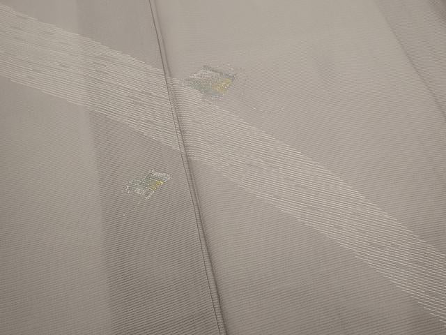 平和屋着物*夏物 訪問着 絽 糸巻き文 暈し染め 銀彩 正絹 逸品 AABJ8846st