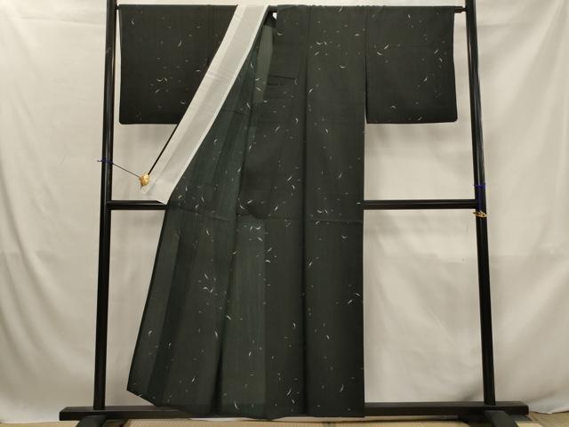 平和屋着物*夏物 小紋 紗 成り物 唐辛子 洗える着物 AABJ8875st