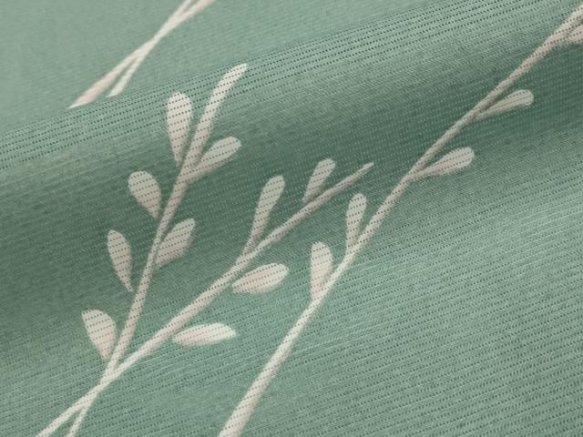 平和屋着物*夏物 小紋 絽 草葉文 洗える着物 AABJ8877st