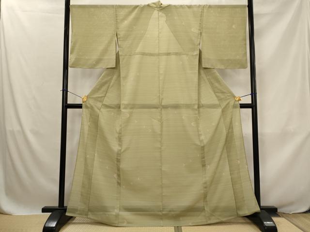 平和屋着物*夏物 小紋 絽 飛鳥文 洗える着物 AABJ8884st