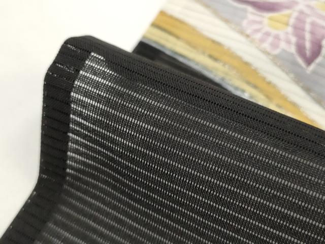 平和屋着物*夏物 黒留袖 絽 駒刺繍 吉祥孔雀花文 銀彩 洗える着物 AABJ8897st