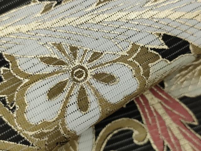 平和屋着物*夏物 黒留袖 絽 吉祥鳳凰更紗花文 金彩 洗える着物 AABJ8900st