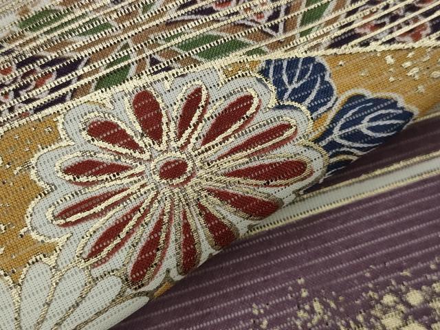 平和屋着物*夏物 黒留袖 絽 鳳凰花松文 暈し染め 金彩 洗える着物 AABJ8902st
