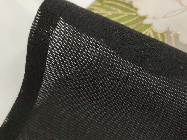 平和屋着物*夏物 黒留袖 絽 刺繍 飛鶴花文 金糸 金彩 洗える着物 AABJ8903st