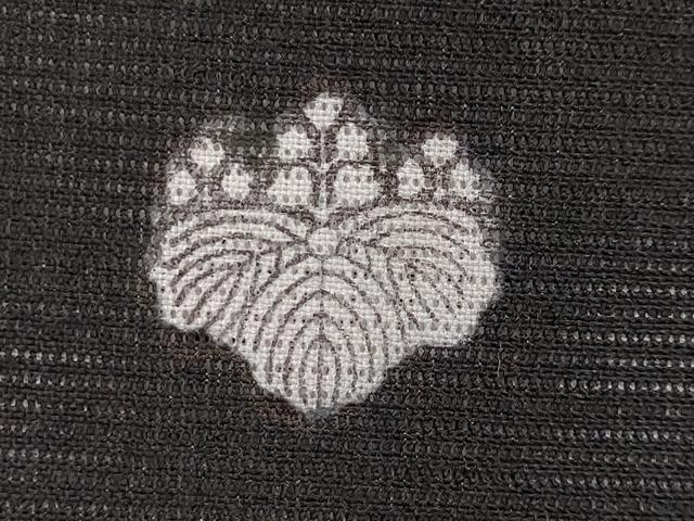 平和屋着物*夏物 黒留袖 絽 刺繍 飛鶴花文 金糸 金彩 洗える着物 AABJ8903st