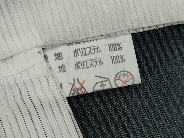 平和屋着物*夏物 黒留袖 絽 吉祥扇飛鶴文 金彩 洗える着物 AABJ8908st