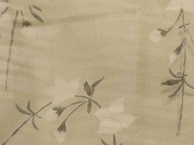 平和屋着物*夏物 訪問着 友禅 紗 枝花文 暈し染め 正絹 逸品 AABJ8918st