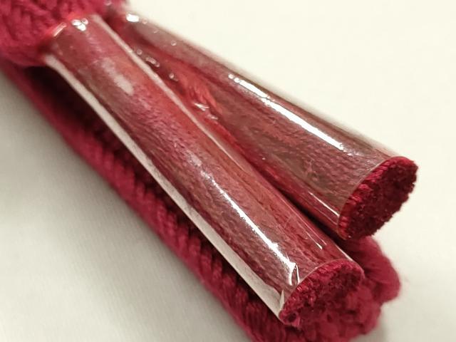 平和屋着物●和装小物 帯締め・帯揚げセット 畝組 柄絞り 逸品 未使用 AABJ8921ay
