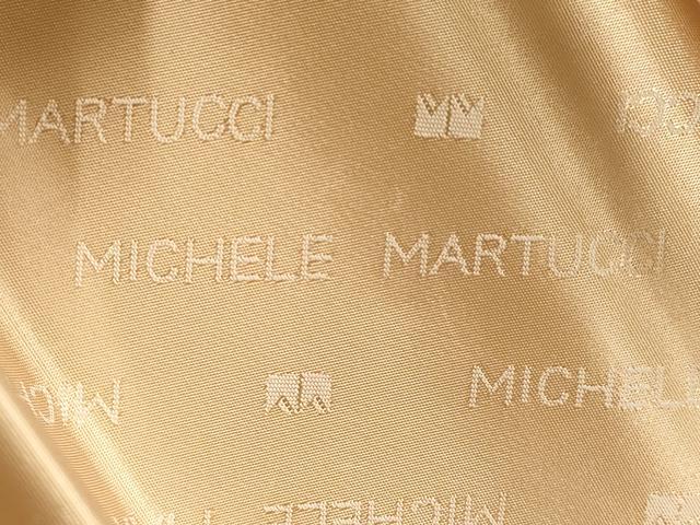平和屋着物▼和装小物 和装バッグ 振袖用 ハンドバッグ MICHELE MARTUCCI エナメル 市松花文 金銀彩 逸品 AABJ8955ay