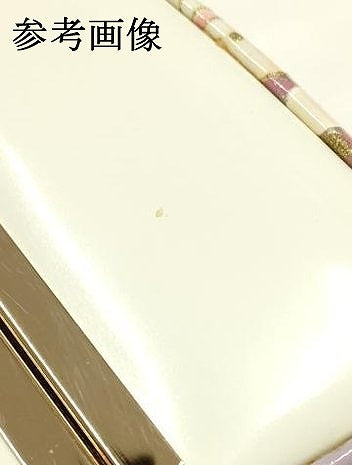 平和屋着物▼和装小物 和装バッグ 振袖用 ハンドバッグ エナメル 舞花文 桜 金彩 逸品 AABJ8960ay