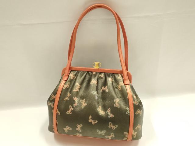 平和屋着物▼和装小物 和装バッグ ハンドバッグ 舞蝶文 逸品 AABJ8968ay