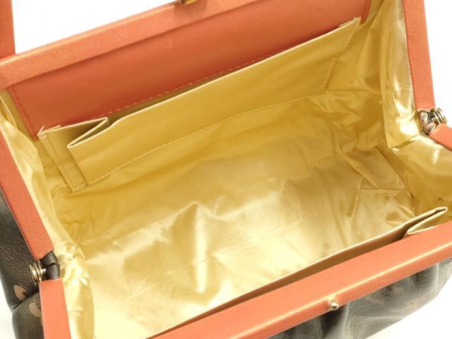 平和屋着物▼和装小物 和装バッグ ハンドバッグ 舞蝶文 逸品 AABJ8968ay