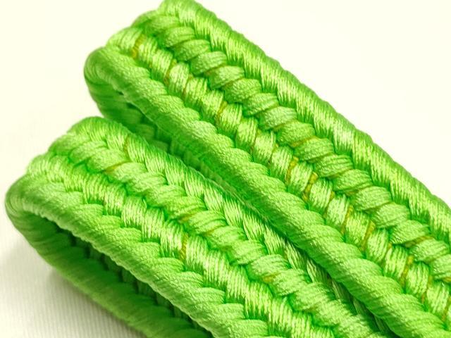 平和屋着物●和装小物 帯締め・帯揚げセット 平組 柄絞り 麻の葉 暈し染め 逸品 未使用 AABJ8971ay