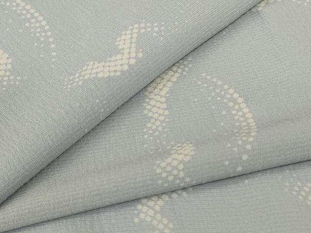 平和屋着物*夏物 小紋 紗 雪輪文 正絹 逸品 AABJ9016jd