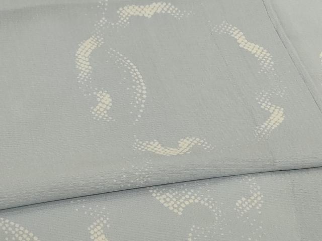 平和屋着物*夏物 小紋 紗 雪輪文 正絹 逸品 AABJ9016jd