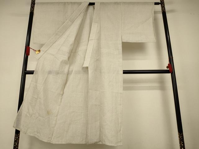 平和屋着物*夏物 男性 小紋 紗 絣柄 AABJ9023jd
