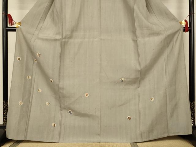 平和屋着物*夏物 訪問着 紬地 絞り 器物文 正絹 逸品 AABJ9031jd