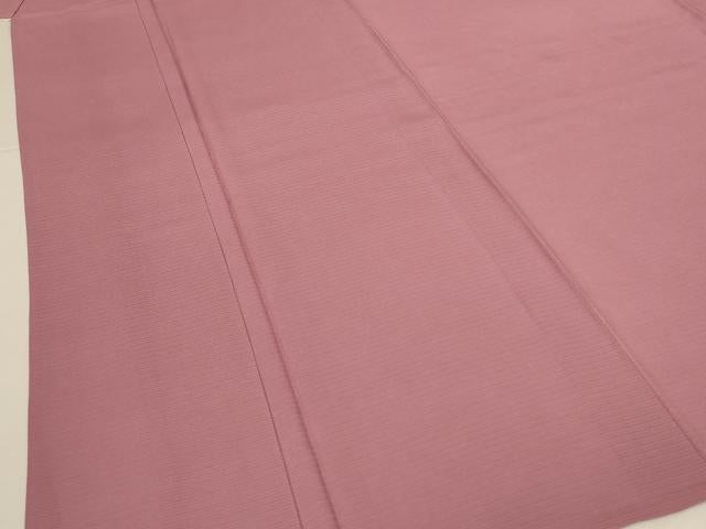 平和屋着物*夏物 色無地 絽 退紅色 正絹 逸品 未使用 AABJ9059jd