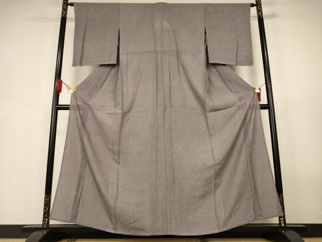 平和屋着物*夏物 江戸小紋 絽 草花文 正絹 逸品 AABJ9064jd