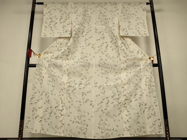平和屋着物*夏物 小紋 絽 萩文 正絹 逸品 AABJ9071jd