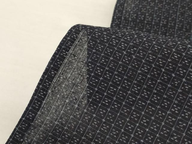 平和屋着物*夏物 男性 紗紬 格子 正絹 逸品 AABJ9098jd