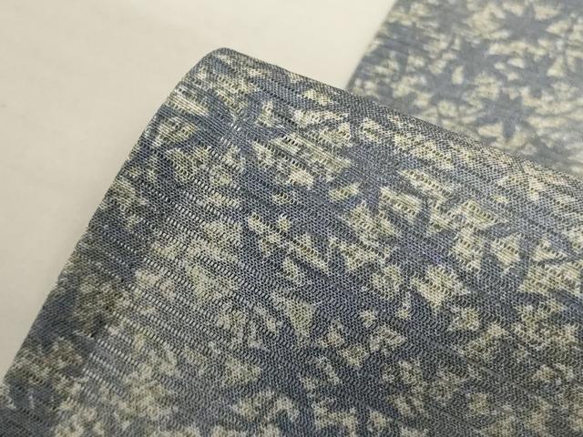 平和屋着物*夏物 小紋 絽 葉尽くし 正絹 逸品 AABJ9101jd