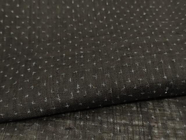 平和屋着物*夏物 男性 重要無形文化財 本場宮古上布 絣柄 苧麻 逸品 AABJ9175jd