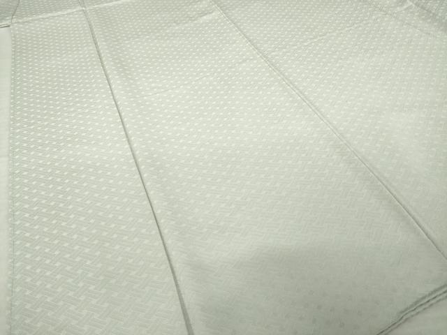 平和屋着物●上質な色無地 檜垣地紋 蕎麦切色 正絹 逸品 AABJ9228ck