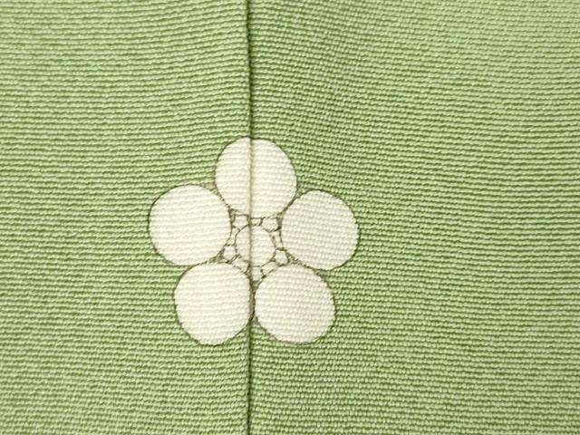 平和屋着物●上質な色無地 紋意匠 岩井茶色 正絹 逸品 AABJ9231ck