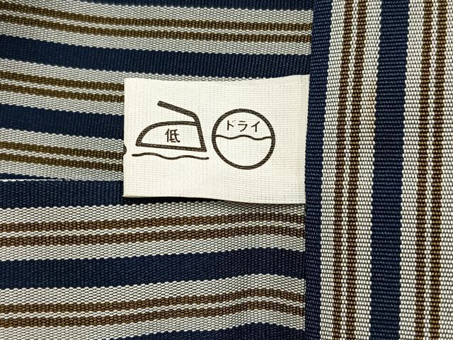 平和屋着物●男性 馬乗り袴 縞 正絹 逸品 AABJ9284ph