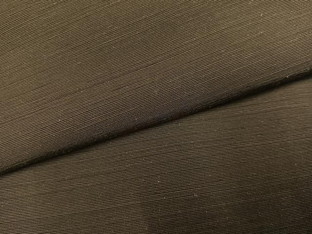 平和屋着物●男性 馬乗り袴 紬地 色無地 媚茶色 正絹 逸品 AABJ9292ph