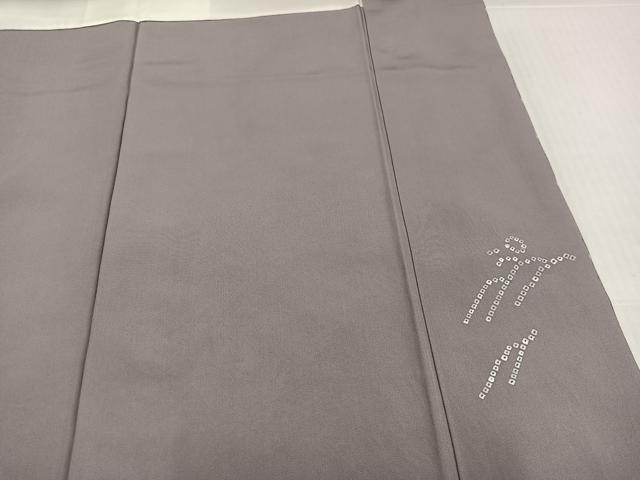 平和屋着物●本場縞大島紬 訪問着 絞り 兎花文 やまと金ラベル 正絹 逸品 未使用 AABJ9345ph