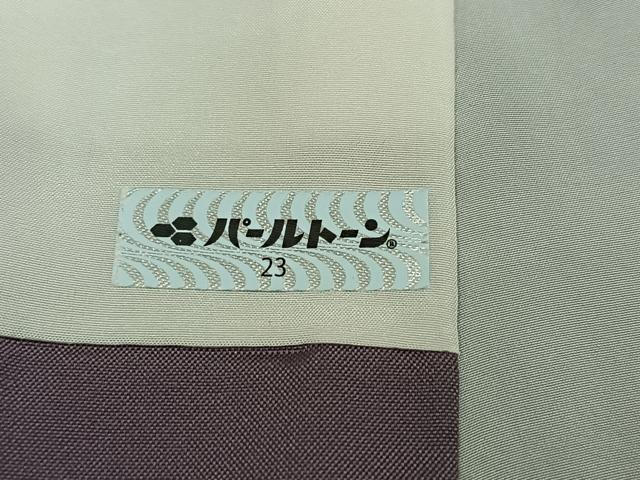 平和屋着物●上質な紬 色無地 鉄御納戸色 正絹 逸品 AABJ9363ph