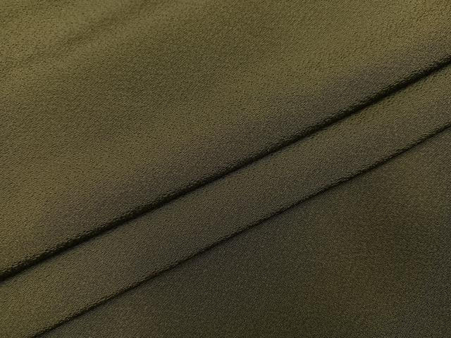 平和屋着物●上質な色無地 媚茶色 正絹 逸品 AABJ9394ph