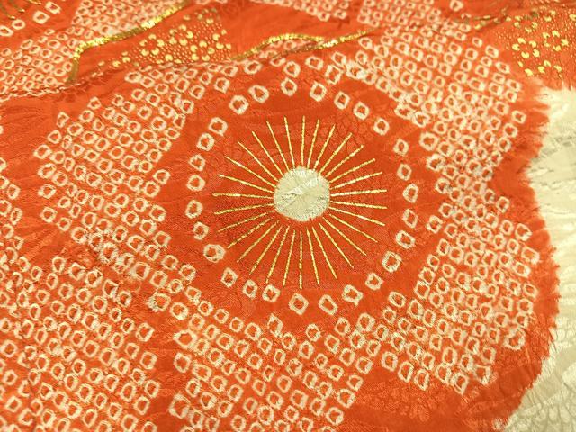 平和屋着物●豪華振袖 駒刺繍 絞り 梅 金彩 正絹 逸品 AABJ9399ph