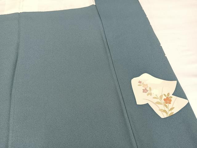 平和屋着物●色留訪問着 草花文 金彩 正絹 逸品 AABJ9430ph