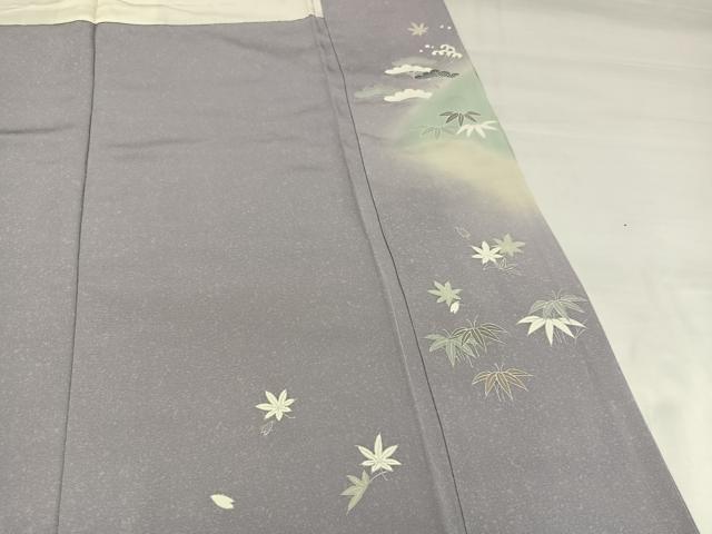 平和屋着物●訪問着 駒刺繍 松竹梅 暈し染め 金彩 正絹 逸品 AABJ9436ph