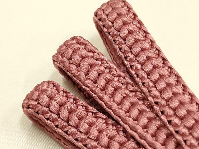 平和屋着物●和装小物 洗える帯締め・帯揚げセット 平組 色無地 未使用 AABJ9456ay
