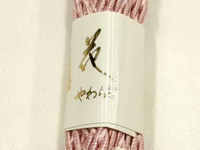 平和屋着物*夏物 和装小物 帯締め・帯揚げセット 平組 レース組 花やわらぎ 芝花地紋 逸品 未使用 AABJ9457ay