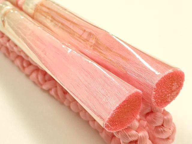 平和屋着物●和装小物 振袖用帯締め・帯揚げセット 総絞り 逸品 未使用 AABJ9459ay
