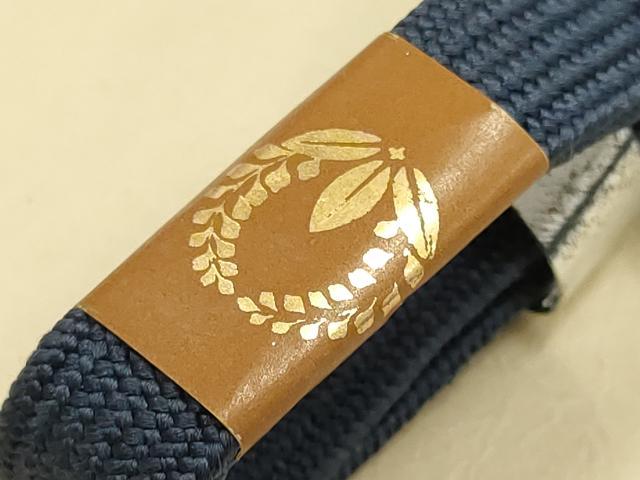 平和屋着物▼男性 和装小物 羽織紐まとめて3点 平組 紺・青色系 切り房 逸品 AABJ9516ay