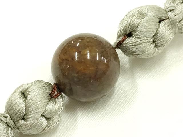 平和屋着物▼男性 和装小物 羽織紐 天然石 逸品 AABJ9525ay