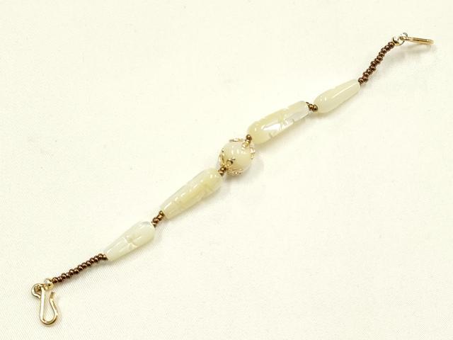 平和屋着物▼和装小物 羽織紐 まとめて10点 シェル 天然石 逸品 AABJ9530ay