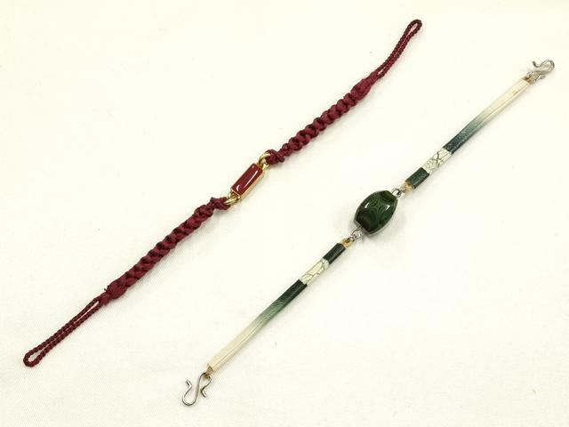 平和屋着物▼和装小物 羽織紐 まとめて10点 シェル 天然石 堆朱 逸品 AABJ9531ay