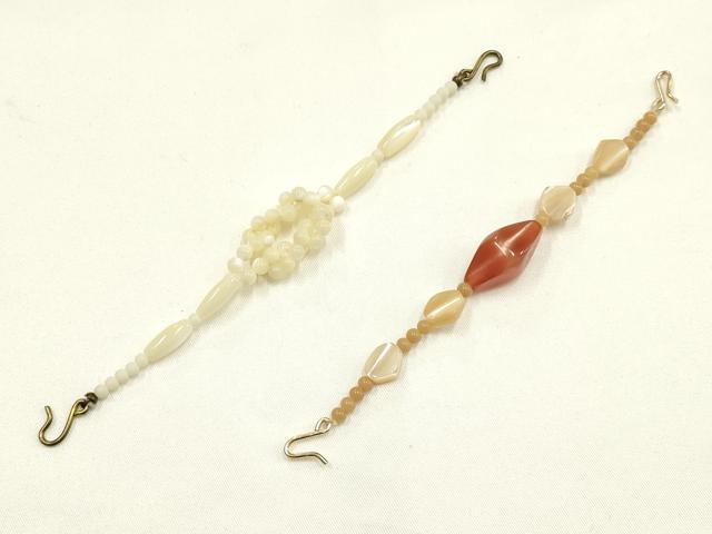 平和屋着物▼和装小物 羽織紐 まとめて10点 シェル 天然石 堆朱 逸品 AABJ9531ay