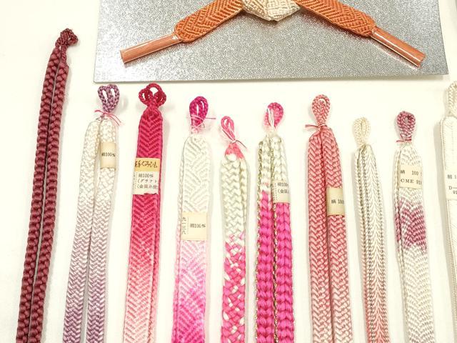 平和屋着物▼和装小物 羽織紐 まとめて20点 伊賀組紐 金銀糸 暈し 多色多彩 逸品 未使用 AABJ9532ay