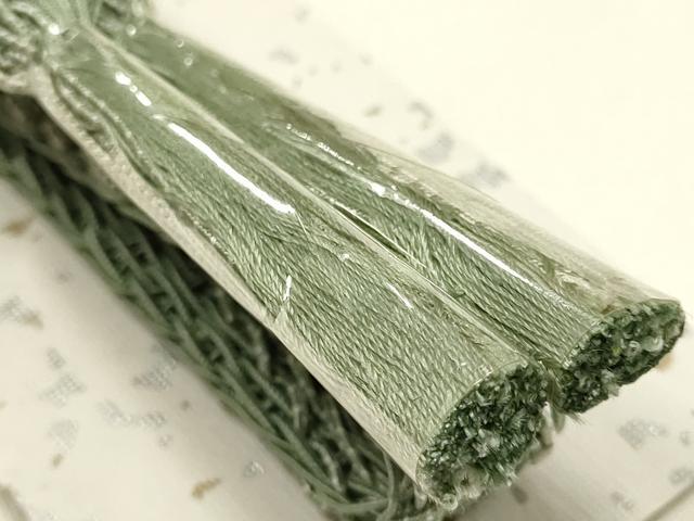平和屋着物*夏物 和装小物 帯締め・帯揚げセット レース組 平組 絽 流水文 逸品 未使用 AABJ9555ay
