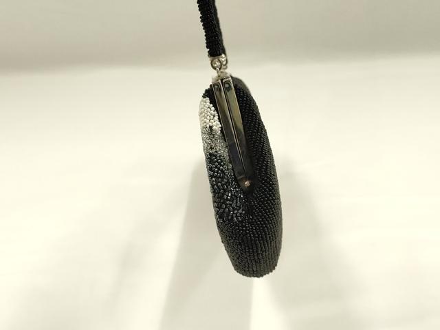 平和屋着物▼和装小物 和装バッグ ハンドバッグ ビーズバッグ がま口 逸品 AABJ9566ay